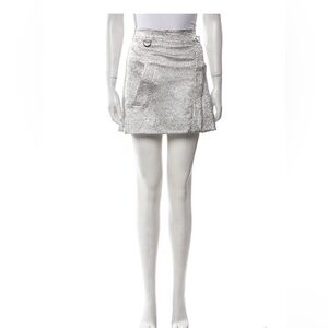 Derek Lam 10 Crosby 
Lamb leather mini skirt